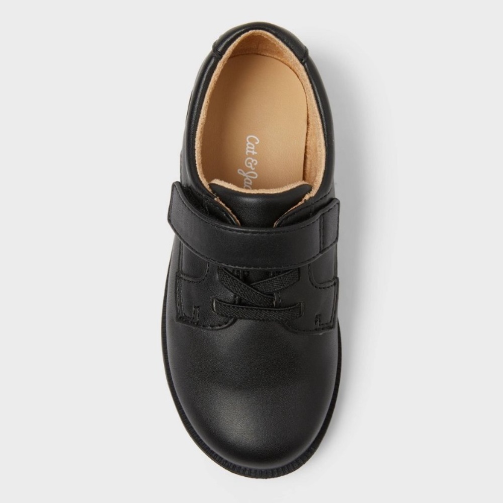 Cat & Jack Black Miles Dress Shoes BNWB